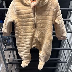 Tahari Plush Cream Kids One Piece